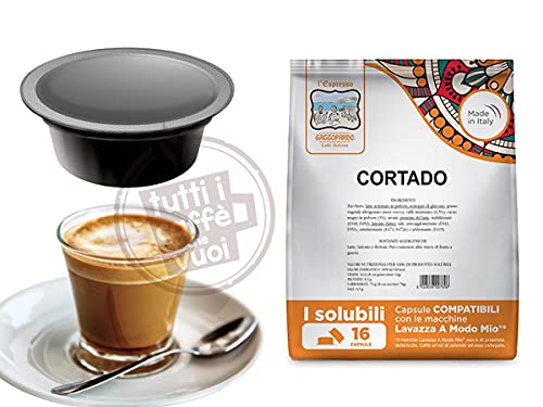 128 Kapseln Di Cortado - Comp. Lavazza A Modo Mio - Gattopardo von GATTOPARDO