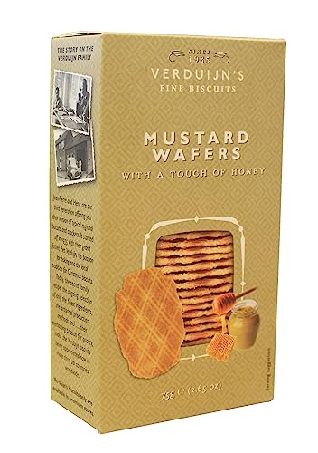 VERDUIJN'S - Waffeln mit Honig und Senf aus der Niederlande - Holländische Waffeln 75 g, Menge:1 Stück von Geakv