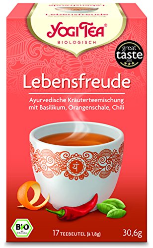 Yogi Lebensfreude Tee BIO 6 Packungen à 17 Teebeutel von Yogi Tea