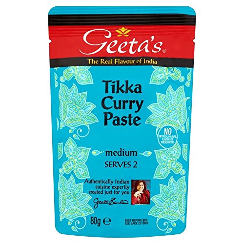 Geeta ist Curry Paste - Tikka (80 g) - Packung mit 2 von Geeta's