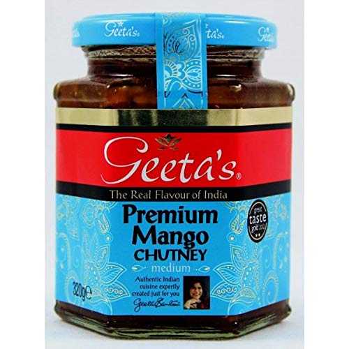 Geetas Premium Mango Chutney - 230g - Einzelpackung von Geeta's