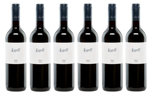 6x 0,75l - 2018er - Geils - Sekt- und Weingut - Merlot - Qualitätswein Rheinhessen - Deutschland - Rotwein trocken von Geils - Sekt- und Weingut