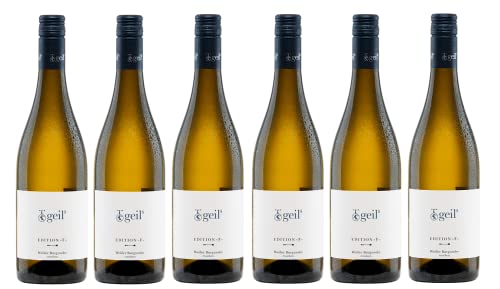 6x 0,75l - 2022er - Geils - Sekt- und Weingut - Edition "F" - Weißer Burgunder - Qualitätswein Rheinhessen - Deutschland - Weißwein trocken von Geils - Sekt- und Weingut