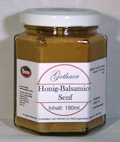 Original Gothaer Honig-Balsamico-Senf im Sechseckglas a´180ml von Geko