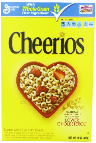 General Mills Cheerios, 1er Pack (1 x 396 g Packung) von General Mills