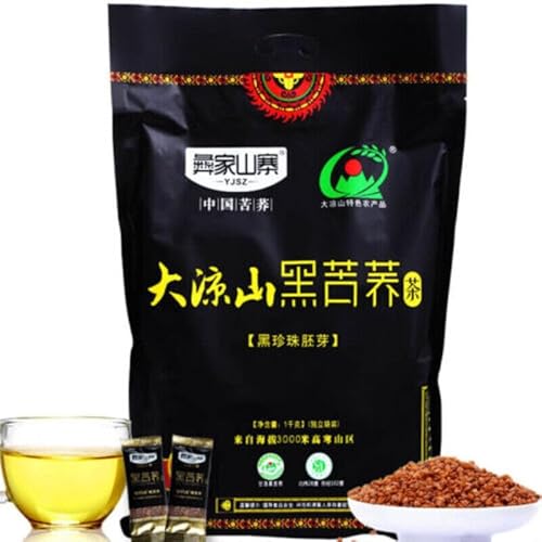 1000g Kräutertee Daliangshan Schwarzer Tatarischer Buchweizentee China Original Dufttee Guter Tee Natürlicher Bio-Blumentee Grünes Essen ohne Zusatzstoffe Kräutertee von Generic