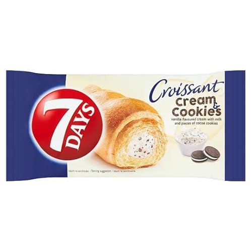 20 Packungen a 60g Crossaint 7 Days Double Vanille Cream Cookies 1,2kg 2 Boxen… von Generic