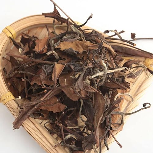 500g Weißer Tee mit Altem Stiel Pu'er Tee China Original Puerh Tee Guter Tee Natürlicher Bio Pu'er Tee Grünes Essen ohne Zusatzstoffe Puerh Tee von Generic