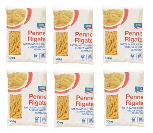 6x Penne Rigate 500 g Beutel von Generic