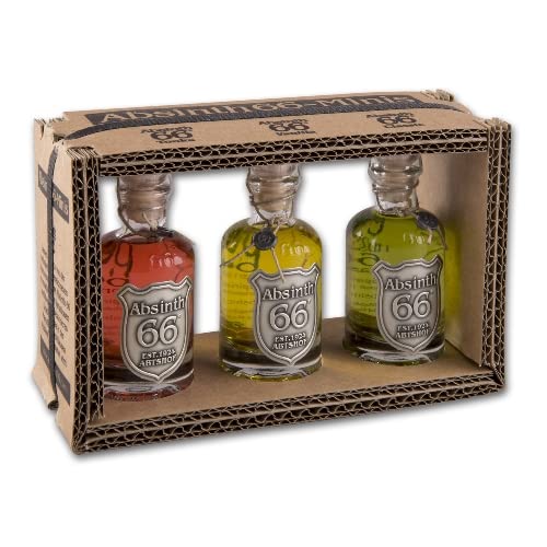 Absinth 66 Mixturen-Set (3 x 40ml: Classic 66%/Tonka 44%/Vanilla 55%) von Generic