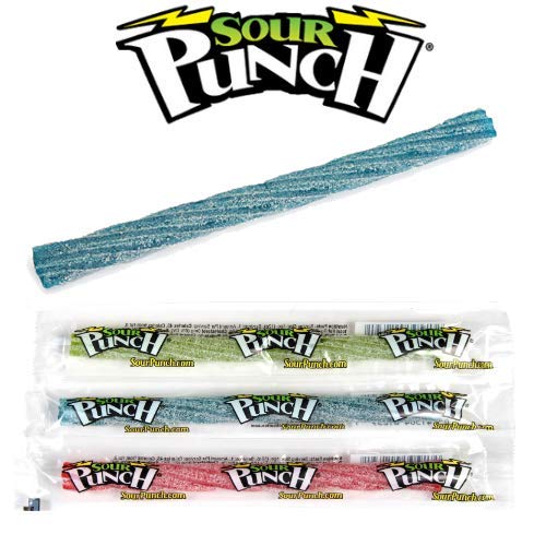 American Licorice Sour Punch Twists, 4 Flav Dosen, 180 x 9,83 g von Generic