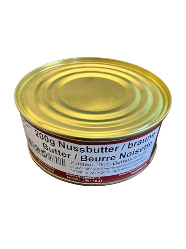 Beurre Noisette/Nussbutter/braune Butter in der Konservendose ungewürzt hausgemacht (200gr) von Generic