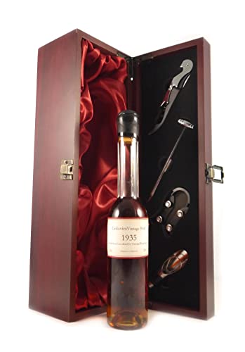 Cedovim Vintage Port 1935 (Decanted Selection) 20cls in einer mit Seide ausgestatetten Geschenkbox, da zu 4 Weinaccessoires, 1 x 200ml von Generic