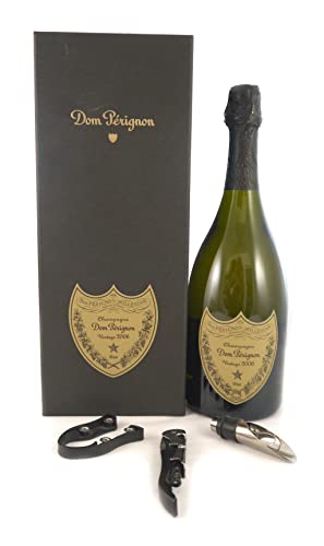 Dom Perignon Vintage Champagne 2006 (Original box) in einer Geschenkbox, da zu 3 Weinaccessoires, 1 x 750ml von Generic