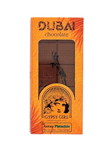 Dubai Chocolate Bar Pistazienmesser, Dubai Kunefe Schokolade mit viel Kadayif, Viral Dubai Pistazie Schokoriegel von Generic