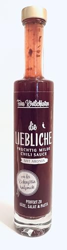 Feine Köstlichkeiten - Chili Sauce - handgemacht - Chilli Sauce die Liebliche mit Aronia - Perfekt zu Salat, Pasta und Käse - 100 ml von Generic