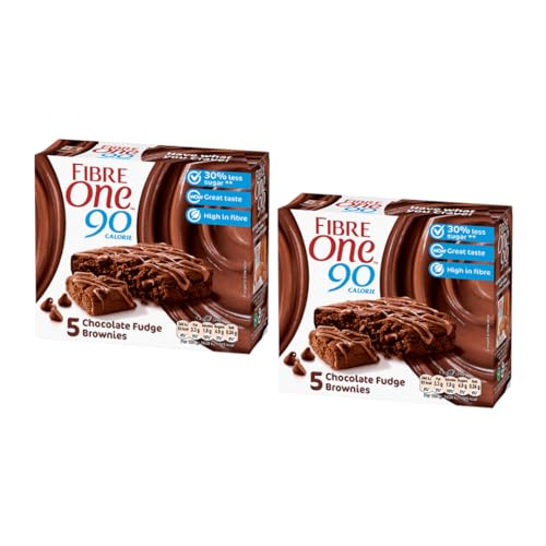Fibre One Chocolate Fudge Brownie 120g - Pack of 2 von Generic