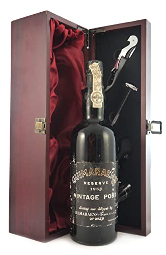 Fonseca Guimaraens Reserve Vintage Port 1965 in einer mit Seide ausgestatetten Geschenkbox, da zu 4 Weinaccessoires, 1 x 750ml von Generic