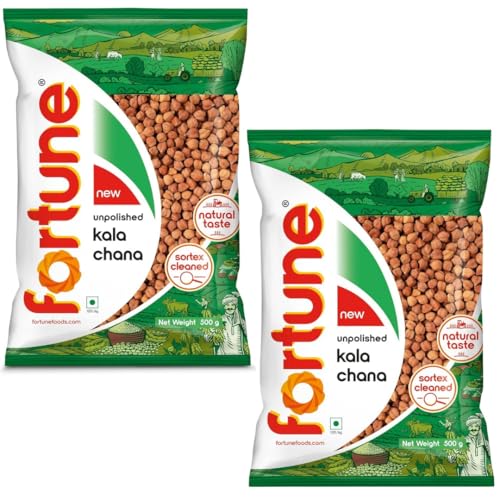 Fortune Linsen (2 x 500g) - Hochwertiges Linsen-Bundle (Brown Chickpea / Kala Chana) von Generic