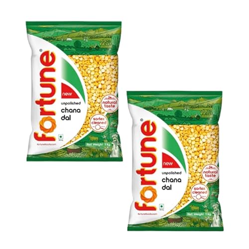 Fortune Linsen (2 x 500g) - Hochwertiges Linsen-Bundle (Chana dal/Bengal gram) von Generic