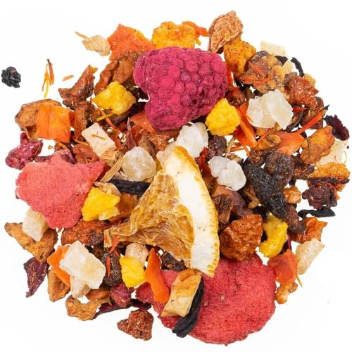 Generic Früchtetee California Kiss - Aromatisierte Mischung mit exotischen Früchten und Beeren - Genussvolle Teepause - Top Qualität (100, Gramm) von Generic