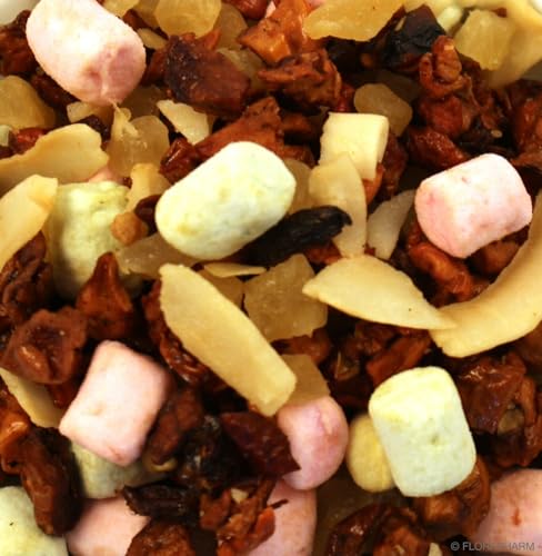 Früchtetee aromatisiert Sweet Mallow - Süßes Genusserlebnis mit Ananas, Kokos und Krokant (100, Gramm) von Generic