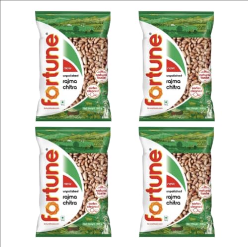 Generic Fortune Linsen (4 x 500g) - Hochwertiges Linsen-Bündel (Rajma Chitra) von Generic