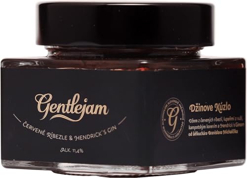 GentleJam Gin's magic 250g - Rote Johannisbeermarmelade, Rosenblätter und Hendrick's Gin von Generic