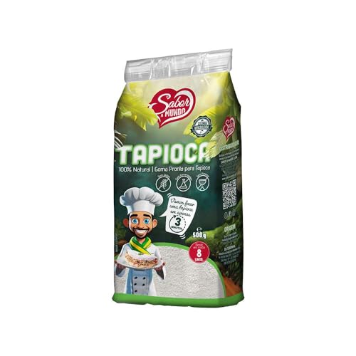 Goma Pronta para Tapioca Sabor a Mundo | Tapioka aus Brasilien Hydratisiert Beutel 500 g von Generic