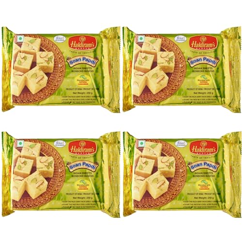 Haldiram's Soan Papdi 4er Pack - 4x250g Indische Süßigkeit von Generic