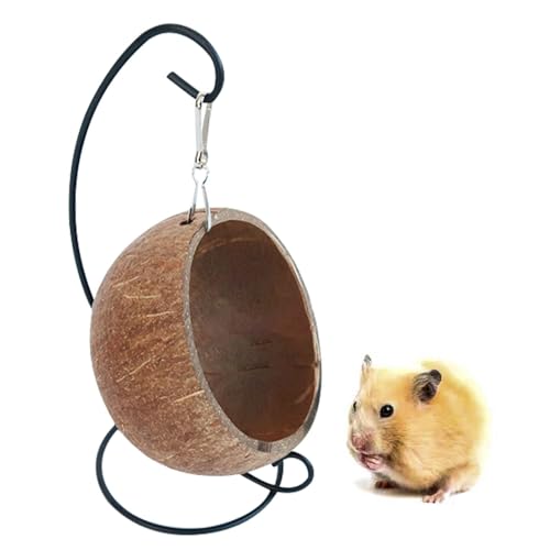 Hamsterversteck | Warmes Hamsterbett für Rattenhamster, Hängematte, niedliches Spielzeug | Hamsterzubehör mit Versteck für Hamster, Mäuse, Rennmäuse, Ratten, Kleintiere für Hamster, Paar von Generic