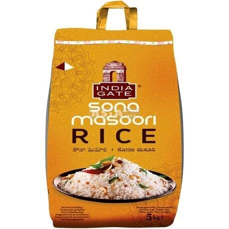 INDIA GATE Sona Masoori Reis/Aromareis (5Kg) von Generic