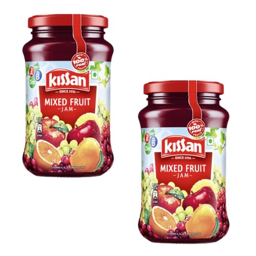 Kissan - Marmelade Gemischte Früchte (Bundle von 2 x 500g) - Fruchtiger Geschmack - Vielseitig verwendbar für Frühstück und Snacks von Generic