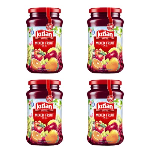 Kissan - Marmelade Gemischte Früchte (Bundle von 4 x 500g) - Fruchtiger Geschmack - Vielseitig verwendbar für Frühstück und Snacks von Generic