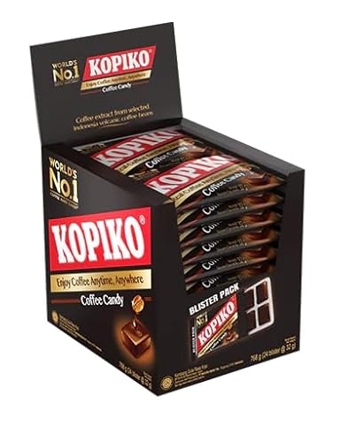 Kopiko Kaffeebonbons | Süßigkeiten | Coffee Candy Blister 32g x 24 von Generic