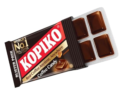 Kopiko Kaffeebonbons | Süßigkeiten | Coffee Candy Classic Blister 32g x 5 von Generic