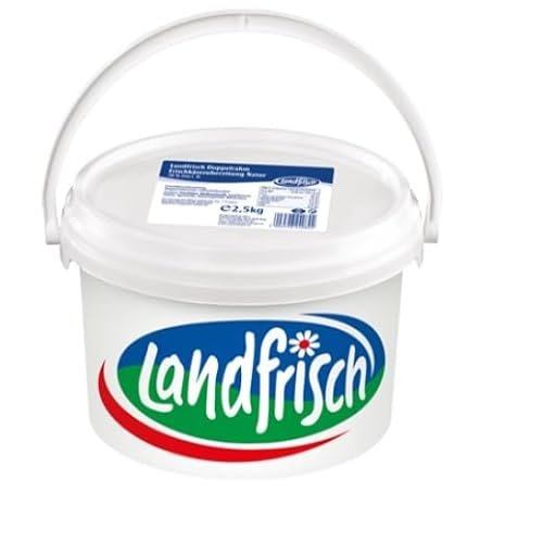 Landfrisch Frischkäse Natur Eimer: 2,5 kg - 2,50 kg Eimer von Generic