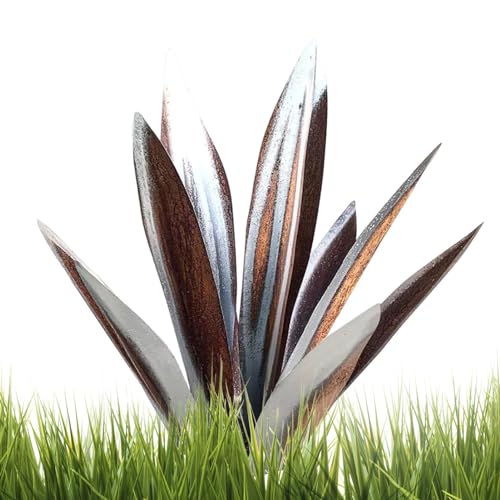 Metall-Tequila-Agavenpflanze – Agaven-Metallpflanzen Für Den Garten 53,3 Cm, Tequila-Heimdekoration, Metall-Agaven-Gartenkunst, Metall-Agavenpflanze, Tequila-Gartenornamente, Outdoor-Dekorfiguren, Dek von Generic