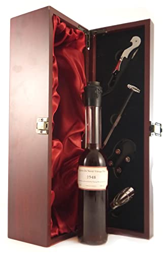 Quinta Do Noval Vintage Port 1948 (Decanted Selection) 20cls in einer mit Seide ausgestatetten Geschenkbox, da zu 4 Weinaccessoires, 1 x 200ml von Generic