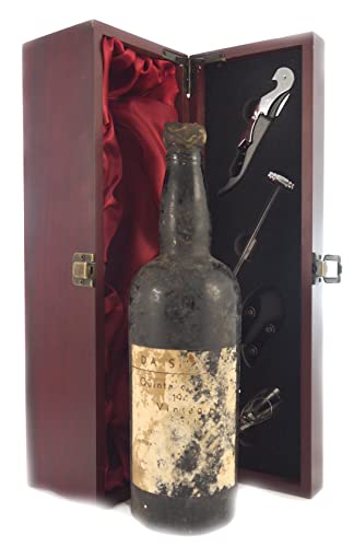 Quinta do Noval Vintage Port 1945 in einer mit Seide ausgestatetten Geschenkbox, da zu 4 Weinaccessoires, 1 x 750ml von Generic