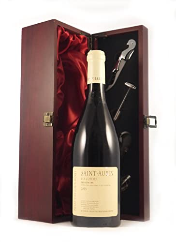 Saint Aubin 1er Cru Les Combes 2005 Pierre Yves Colin Morey in einer mit Seide ausgestatetten Geschenkbox, da zu 4 Weinaccessoires, 1 x 750ml von Generic