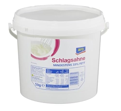 Schlagsahne 33% Fett - 5 kg Eimer aro von Generic