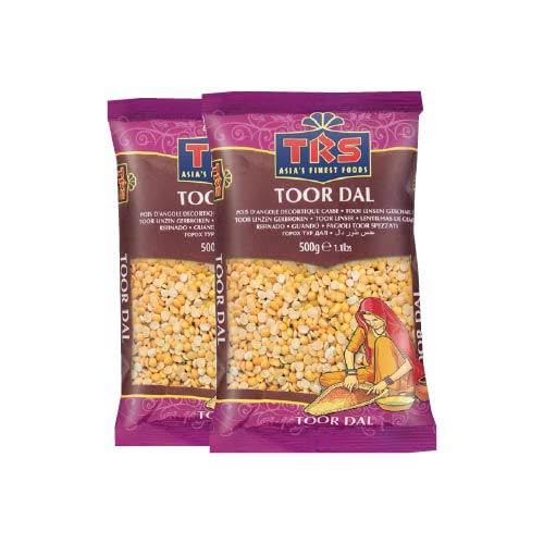 TRS Toor Dal Plain/Pigeon Peas (Bundle of 2 x 500g) - 1kg von Generic