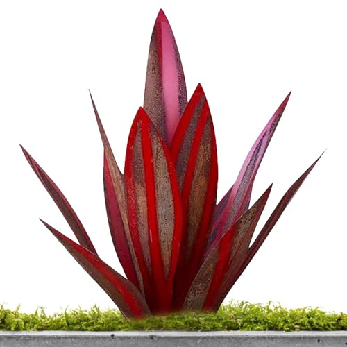 Tequila Rustikale Skulptur – Tequila Rustic Sculpture, Garden Ornaments, 21-Zoll-Metallpflanzen im Freien Dekor,Agave Plants Outdoor Decor, Agave Plants, Ornaments Yard Stakes For Outdoor Garden Rasen von Generic