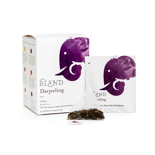 Blend® Tea | Tè Nero Darjeeling Nocciola | Tè Nero Himalaya Darjeeling FTGFOP-1 | Tè Nero Indiano - 15 Piramidi di Tè (30 Gr) von Generico