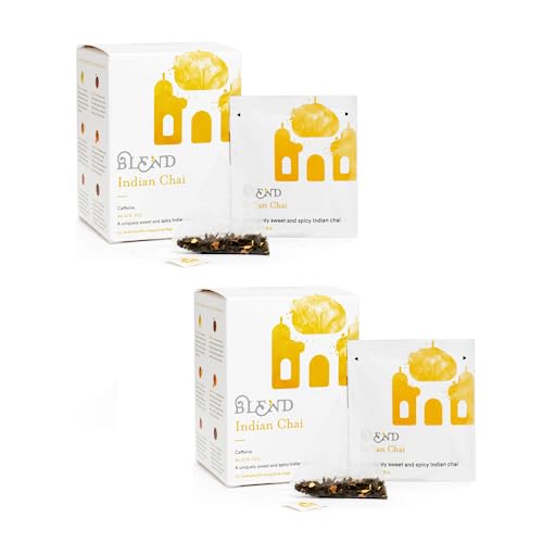 Blend® Tea | Tè Nero Spezie Chai | Tè Nero Spezie | Chai Tè Nero con Spezie - 2 x 15 Piramidi di Tè (60 Gr) von Generico