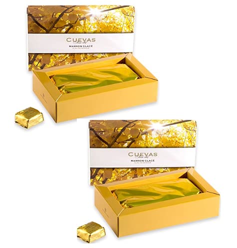 Cuevas | Marron Glace ganz | 8er-Pack Marron Glace | Authentische Frosted Browns - 2 x 150 Gr | Elegante Geschenkbox von Generico