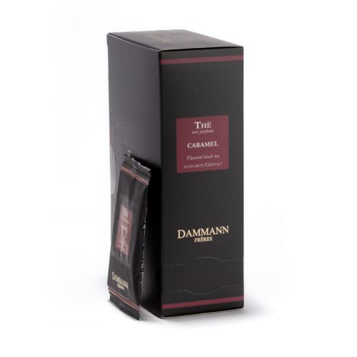 Dammann-Brüder | Karamell-Schwarztee | Tè Nero Aroma Caramello & Cioccolato - 24 Bustine (48 Gr) | Tè Nero Aromatizzato | Tè Nero Filtri Singoli Aroma Naturale von Generico