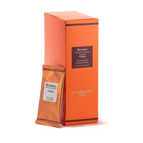 Dammann-Brüder | Rooibos & Zitrus| Infuso Rooibos Sudafrica Gusto Agrumato - 24 Bustine (48 Gr) | Te Rosso del Deserto | Rooibos-Zitrus-Teebeutel von Generico