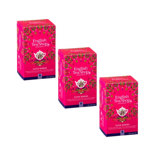 English Tea Shop® | Koffeinfreier Roter Früchtetee Hergestellt in Sri Lanka - 3 x 20 Teebeutel (120 Gr) von Generico